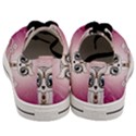 Cute Little Owl With Hearts Men s Low Top Canvas Sneakers View4