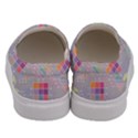 Pastels Shapes Geometric Men s Canvas Slip Ons View4