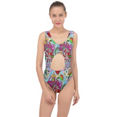 Supersonic Volcanic Splash Center Cut Out Swimsuit