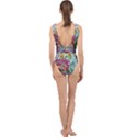 Supersonic volcanic splash Center Cut Out Swimsuit View2