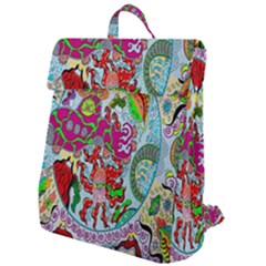 Supersonic Volcanic Splash Flap Top Backpack