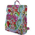 Supersonic volcanic splash Flap Top Backpack View1