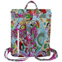 Supersonic volcanic splash Flap Top Backpack View3