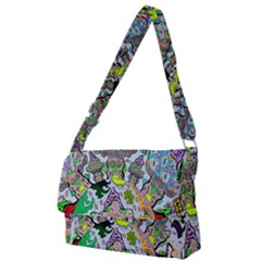 Supersonic Volcanic Mushroom Power Full Print Messenger Bag