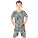 Supersonic volcanic mushroom power Kids  Tee and Shorts Set View1