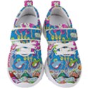 Supersonic Volcanic fish sonar submarine Kids  Velcro Strap Shoes View1