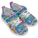 Supersonic Volcanic fish sonar submarine Kids  Velcro Strap Shoes View3