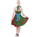 Red Alli  Halter Party Swing Dress  View2