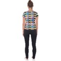 Twenty-seven Snowball Branch Collage Short Sleeve Sports Top  View2