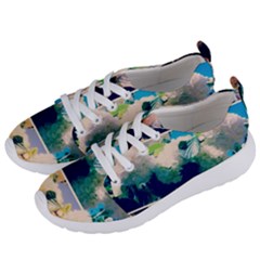 Washed Out Snowball Branch Collage (iv) Women s Lightweight Sports Shoes