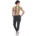 Background Colorful Abstract Short Sleeve Cropped Jacket View2