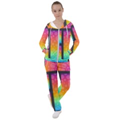 Background Colorful Abstract Women s Tracksuit