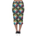 Seamless Pattern Background Abstract Midi Pencil Skirt View2