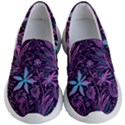 Stamping Pattern Leaves Drawing Kids  Lightweight Slip Ons View1
