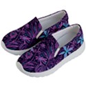 Stamping Pattern Leaves Drawing Kids  Lightweight Slip Ons View2