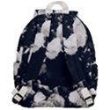 High Contrast Black and White Snowballs II Top Flap Backpack View3