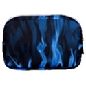 Smoke Flame Abstract Blue Make Up Pouch (Small) View2