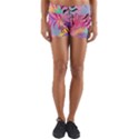 Leaves Yoga Shorts View1