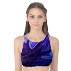 Deep Space Stars Blue Purple Tank Bikini Top