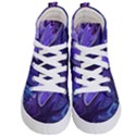 Deep Space Stars Blue Purple Kids  Hi-Top Skate Sneakers View1