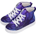 Deep Space Stars Blue Purple Kids  Hi-Top Skate Sneakers View2
