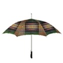 Fractal Design Pattern Decorative Straight Umbrellas View3