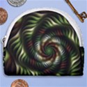 Fractal Christmas Colors Christmas Horseshoe Style Canvas Pouch View1