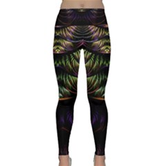 Fractal Colorful Pattern Fantasy Lightweight Velour Classic Yoga Leggings
