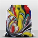 Abstract Colorful Illusion Drawstring Bag (Small) View2