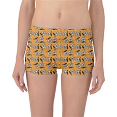 Daisy Orange Reversible Boyleg Bikini Bottoms