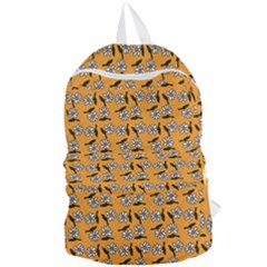 Daisy Orange Foldable Lightweight Backpack by snowwhitegirl