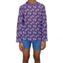 Daisy Purple Kids  Long Sleeve Swimwear View1