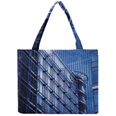 Abstract Architecture Azure Mini Tote Bag by Pakrebo