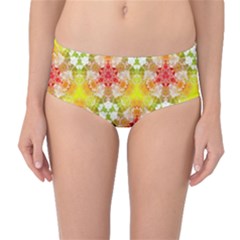 Background Abstract Pattern Texture Mid-waist Bikini Bottoms