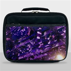 Light Violet Purple Technology Lunch Bag