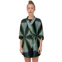Lines Abstract Background Half Sleeve Chiffon Kimono View1