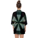 Lines Abstract Background Half Sleeve Chiffon Kimono View2