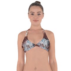 Paint Acrylic Paint Art Colorful Halter Neck Bikini Top