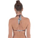 Paint Acrylic Paint Art Colorful Halter Neck Bikini Top View2