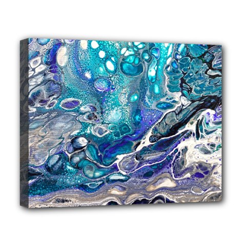 Paint Acrylic Paint Art Colorful Deluxe Canvas 20  X 16  (stretched)