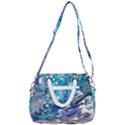 Paint Acrylic Paint Art Colorful Rope Handles Shoulder Strap Bag View3