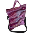 Paint Acrylic Paint Art Colorful Fold Over Handle Tote Bag View1