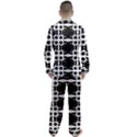 Seamless Pattern Design Ornament Men s Satin Pajamas Long Pants Set View2