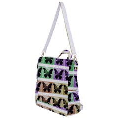 Seamless Wallpaper Butterfly Crossbody Backpack