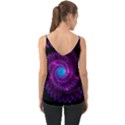 Fractal Spiral Space Galaxy Chiffon Cami View2