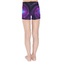 Fractal Spiral Space Galaxy Kids  Sports Shorts View2