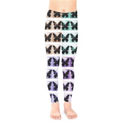 Seamless Wallpaper Butterfly Pattern Kids  Legging
