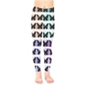 Seamless Wallpaper Butterfly Pattern Kids  Legging View1
