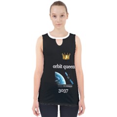 St Scalesaveli New Orbit Queen Cut Out Tank Top