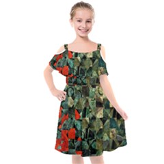 Urbangeometry Kids  Cut Out Shoulders Chiffon Dress